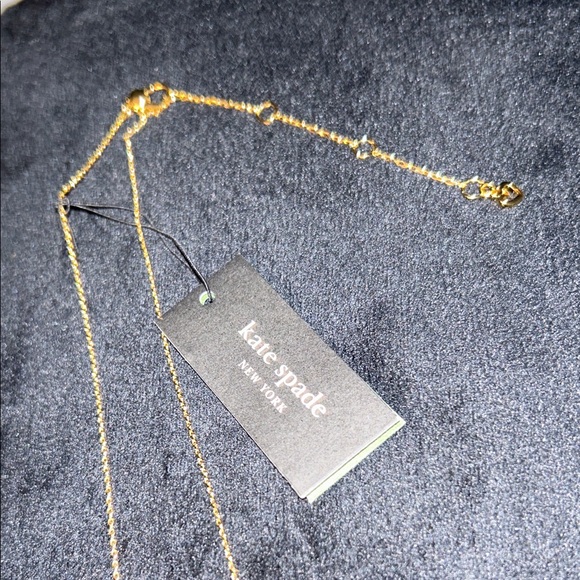 Kate Spade Gold and Pink Socia Butterfly Necklace - Picture 10 of 12